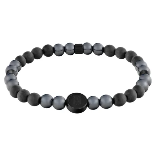 Bracelet Homme Tommy Hilfiger Th85 Carbon - 2790625 Acier NOIR