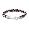 Bracelet Homme Tommy Hilfiger Tyson - 2790633 Acier, Cuir Argent, Muliticolore