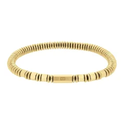 Bracelet Homme Tommy Hilfiger Bijoux - METALLIC BEADS 2790382 Acier Doré