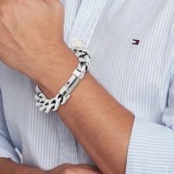 Bracelet Homme Tommy Hilfiger Wild - 2790637 Acier Argent