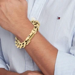 Bracelet Homme Tommy Hilfiger Wild - 2790638 Acier Doré