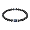Bracelet HommeTommy Hilfiger Beaded 2790323 - Acier, Bois Noir