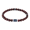 Bracelet HommeTommy Hilfiger Beaded 2790324 - Acier, Bois Marron, Gris