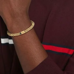 Bracelet HommeTommy Hilfiger Intertwined Circles Chain 2790522 - Acier Doré