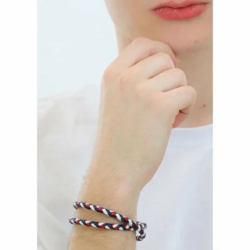Bracelet HommeTommy Hilfiger Minimalist 2790387S - Cuir, Acier Multicolore