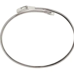 Bracelet Jonc Arielle Argenté & Onyx Noir