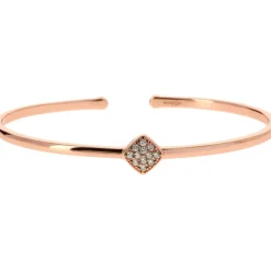 Bracelet Jonc Ella Doré Rose