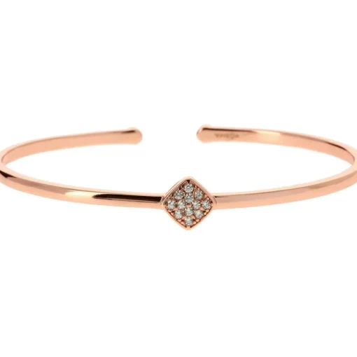 Bracelet Jonc Ella Doré Rose