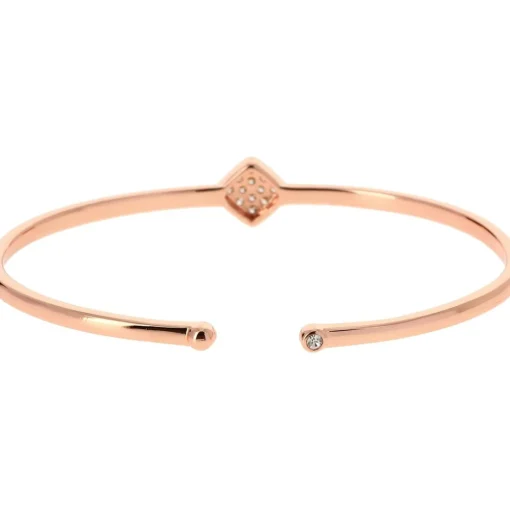 Bracelet Jonc Ella Doré Rose