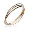 Bracelet Jonc femme plaqué or tricolore Maison de la Bijouterie U0563666