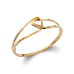 Bracelet Jonc fermé femme plaqué or Maison de la Bijouterie UUZ0066Y