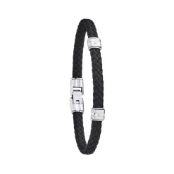Bracelet Jourdan HUDSON FZ140NOH - Bracelet En Acier et Or 750 Homme