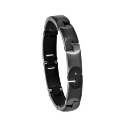 Bracelet Jourdan JIN-JANG UN034H - Bracelet En Acier Noir Homme