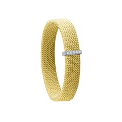 Bracelet Jourdan MIE-MIE TE004 - Bracelet En Argent Bicolore Oxyde de Zirconium Femme