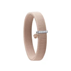 Bracelet Jourdan MIE-MIE TE005 - Bracelet En Argent Bicolore Oxyde de Zirconium Femme