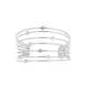 Bracelet Les Interchangeables A59164 - Manchette Orbite Palladium Femme