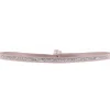 Bracelet Les Interchangeables A35894 - Bracelet Tissu Beige Cristaux de haute qualité Femme