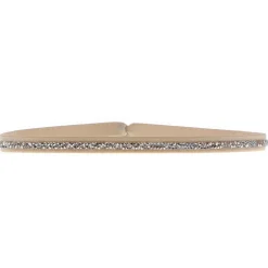 Bracelet Les Interchangeables A39613 - Bracelet Tissu Beige Cristaux de haute qualité Femme