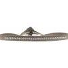 Bracelet Les Interchangeables A36394 - Bracelet Tissu Marron Cristaux de haute qualité Femme
