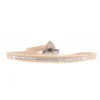 Bracelet Les Interchangeables A36247 - Bracelet Tissu Beige Cristaux de haute qualité Femme
