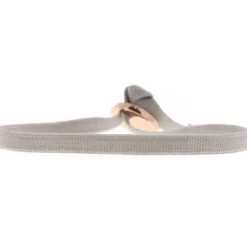 Bracelet Les Interchangeables A46527 - Ruban 4mm Marron Glace Clair Femme