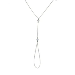 Bracelet Les Interchangeables A59233 - Chaine De Main Coeur Palladium Femme