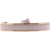 Bracelet Les Interchangeables A47403 - Jonc Ruban Interchangeables 6mm Beige Rose Femme