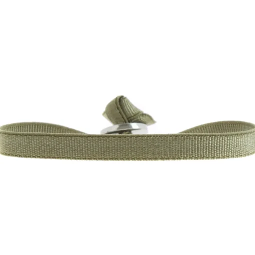 Bracelet Les Interchangeables A50439 - Ruban 6mm Kaki Moyen Femme