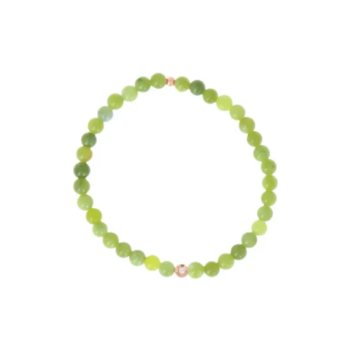 Bracelet Les Interchangeables A59814 - Perle Sertie Fleur Kaki Femme