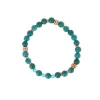 Bracelet Les Interchangeables A59343 - Bobo Chic Bleu Gris Femme