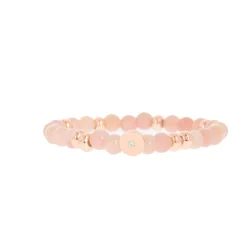 Bracelet Les Interchangeables A58826 - Perle Forme Rond Rose Femme