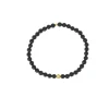 Bracelet Les Interchangeables A59802 - Perle Serti Fleur Noir Femme