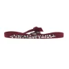 Bracelet Les Interchangeables A38217 - Bracelet Tissu Acier Rouge Femme