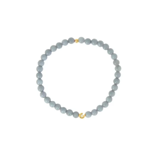 Bracelet Les Interchangeables A59797 - Perle Sertie Fleur Femme