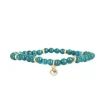 Bracelet Les Interchangeables A59901 - Perle Coeur Bleu Gris Femme
