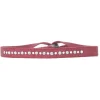 Bracelet Les Interchangeables A54638 - 1 Rang 6mm Bordeaux Fonce Femme