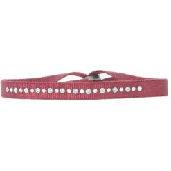 Bracelet Les Interchangeables A54638 - 1 Rang 6mm Bordeaux Fonce Femme
