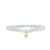 Bracelet Les Interchangeables A59899 - Perle Coeur Bleu Ciel Femme