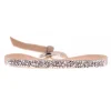 Bracelet Les Interchangeables A37086 - Ultra Fine Rocks Beige Rose Cristal Femme