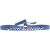 Bracelet Les Interchangeables A41179 - Bracelet Tissu Acier Bleu Femme