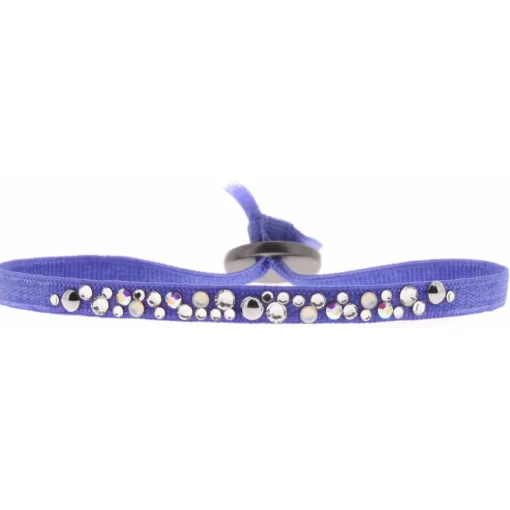 Bracelet Les Interchangeables A38216 - Bracelet Tissu Acier Bleu Femme