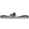 Bracelet Les Interchangeables A39542 - Bracelet Tissu Gris Cristaux de haute qualité Femme