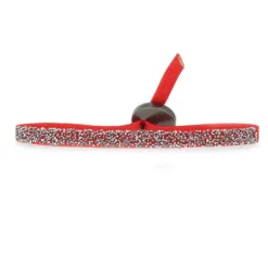 Bracelet Les Interchangeables A49146 - FABRIC Corail Cristal Femme