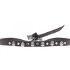 Bracelet Les Interchangeables A38169 - Bracelet Tissu Gris Cristaux de haute qualité Femme
