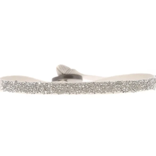 Bracelet Les Interchangeables A891 - FABRIC Gris Cristal Femme