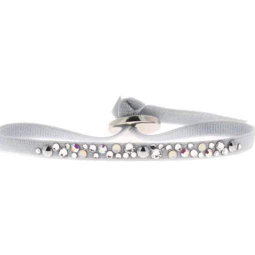 Bracelet Les Interchangeables A41173 - Bracelet Tissu Acier Bleu Femme