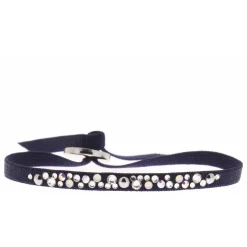 Bracelet Les Interchangeables A41172 - Bracelet Tissu Acier Bleu Femme
