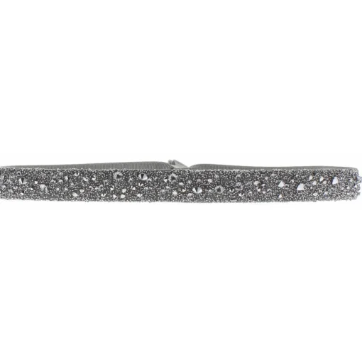Bracelet Les Interchangeables A38384 - Bracelet Tissu Marron Cristaux de haute qualité Femme