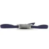 Bracelet Les Interchangeables A55669 - Plaque Ruban Lisse Strasse Marine Palladium Femme