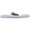 Bracelet Les Interchangeables A41170 - Bracelet Tissu Rose Cristaux de haute qualité Femme